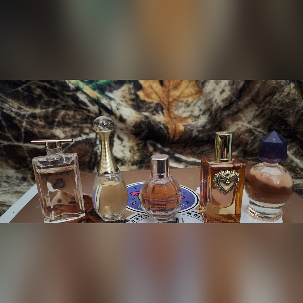 Assorted Perfume Bottles Collection
